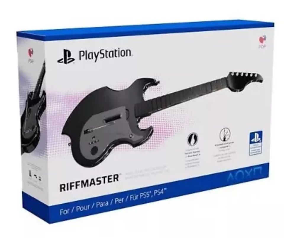 PDP RIFFMASTER Wireless Guitar Controller For PlayStation 5 and PlayStation 4
