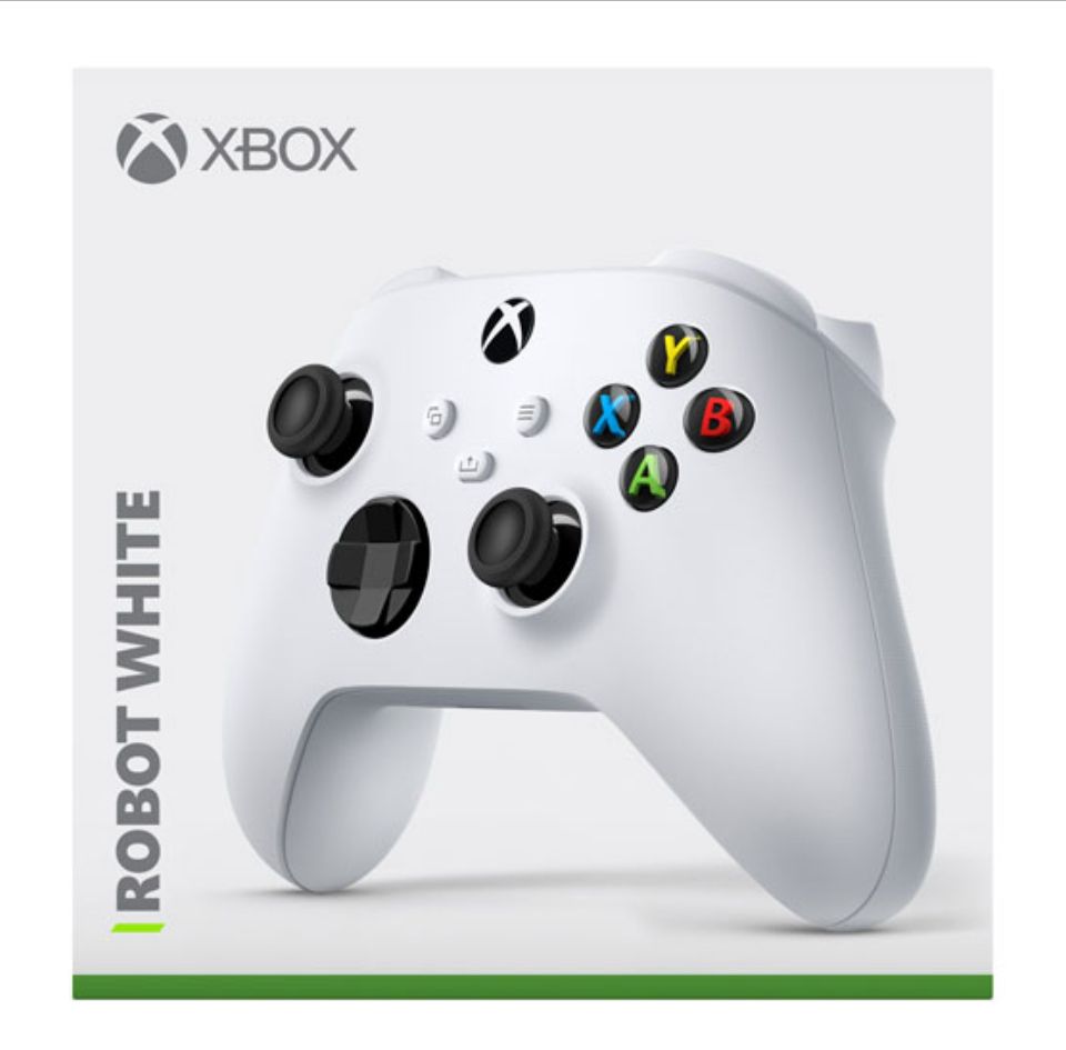 Manette de jeu sans fil pour Xbox - robot white