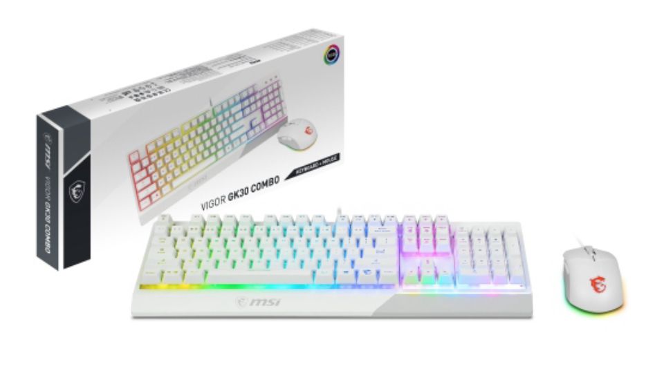 MSI Vigor (Mouse and Keyboard GK30 Combo White US)