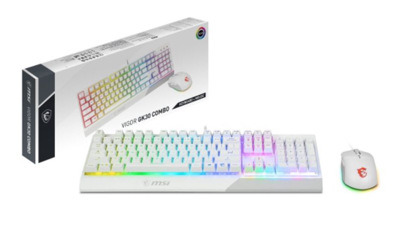 MSI Vigor (Mouse and Keyboard GK30 Combo White US)