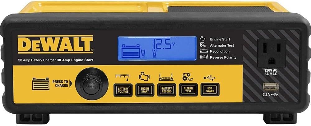 DEWALT DXAEC801B 30 Amp Bench Battery Charger