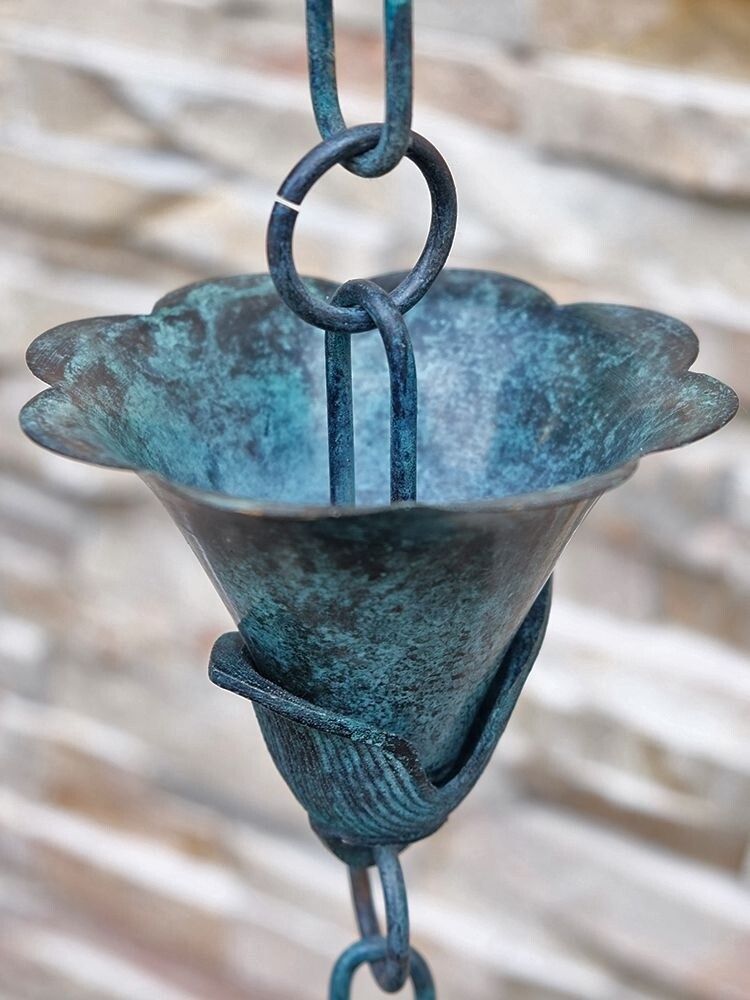 Kanji Cups #1 Patina Finish Copper and Brass (per foot)