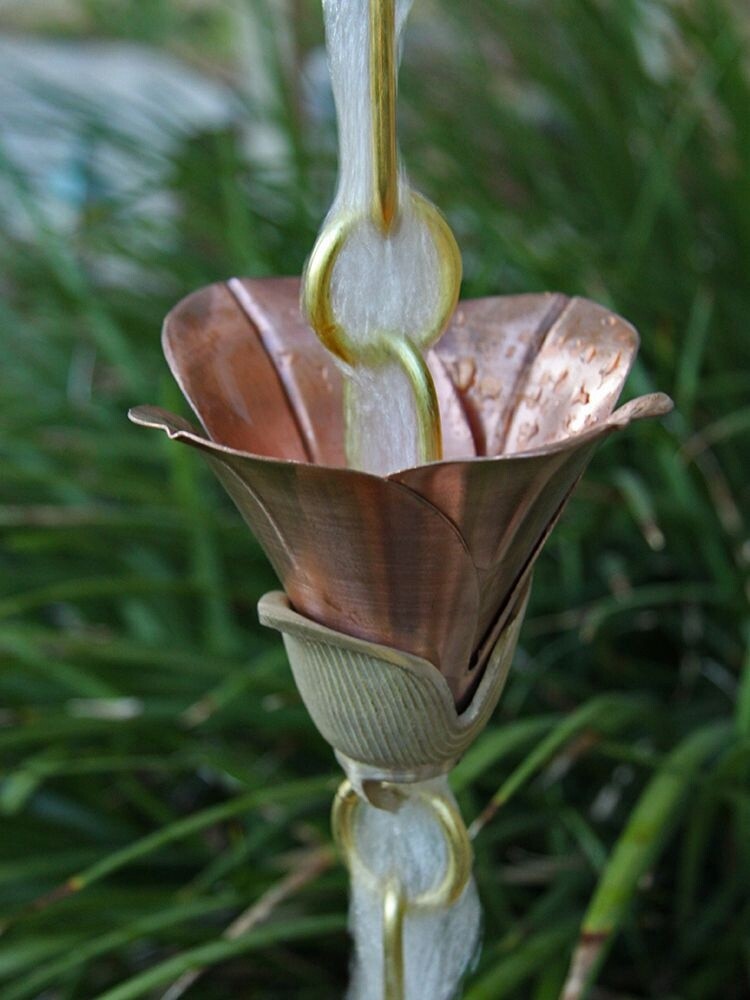 Kanji Cups #2 Pure Copper And Brass (per foot)