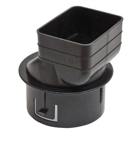 Drain Tile Boot 2x3 to 4in Tile