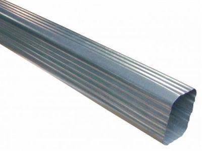 3x4 Downspout Galvalume (10' Stick)