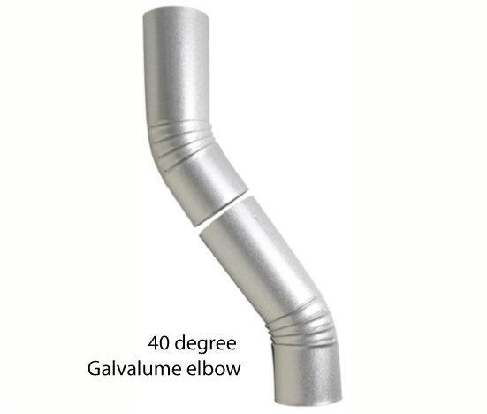 4&quot; Round Offset Galvalume