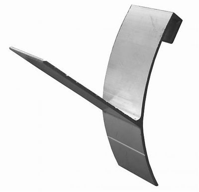 Aluminum T-Wedge for Half Round Gutter