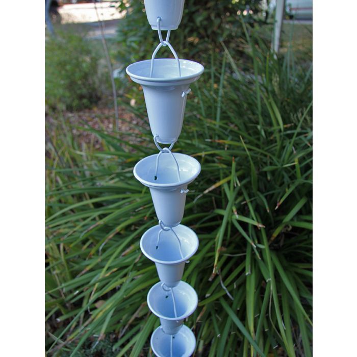 White Flared Cups (per foot)