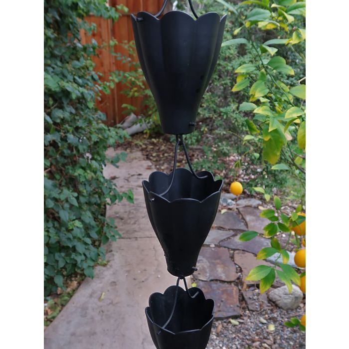 XL Scallop CupBlack (per foot)