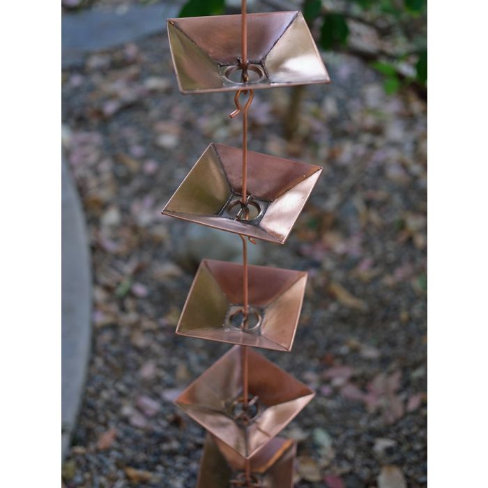Pagoda Cups Copper Plated (per foot)