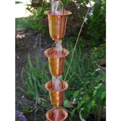 Copper Flared Cups (per foot)