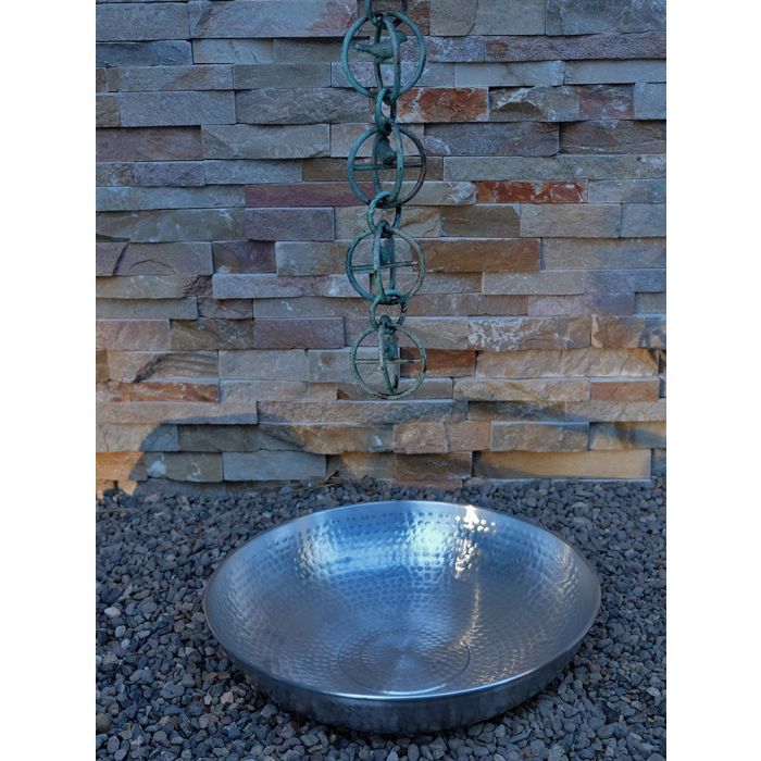 Hand Hammered Aluminum Dish