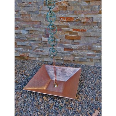 Copper Square Dish /w Loop