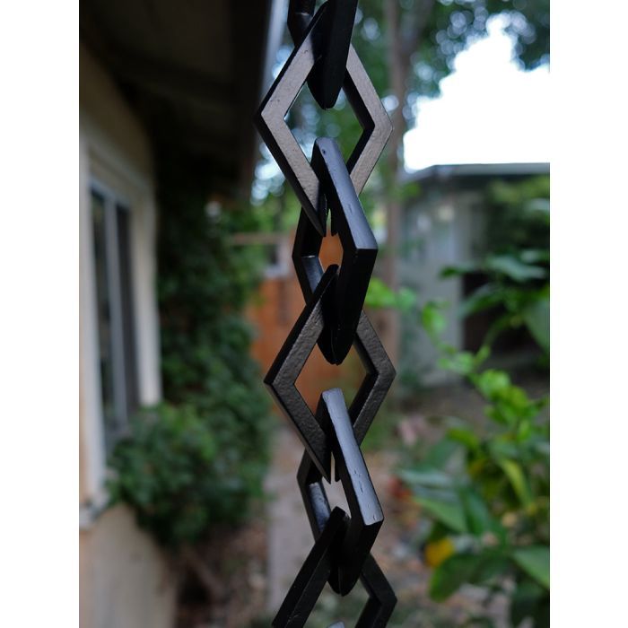 Cast Aluminum Diamond Black