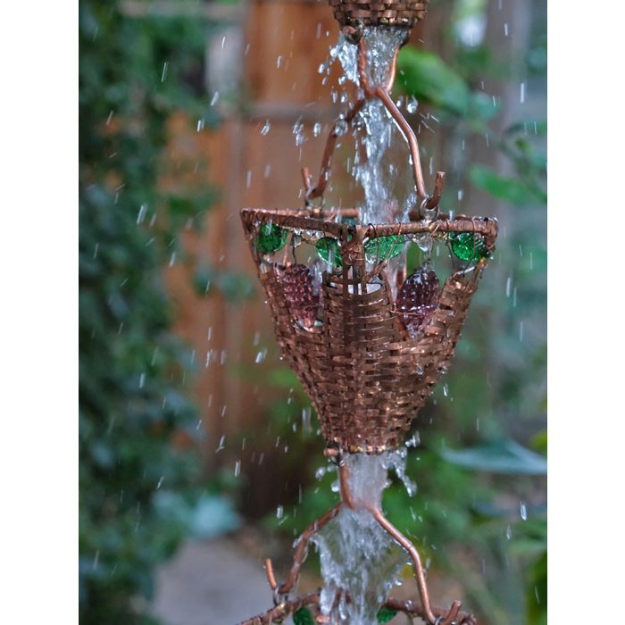 Basket &amp; Glass Cups (per foot)