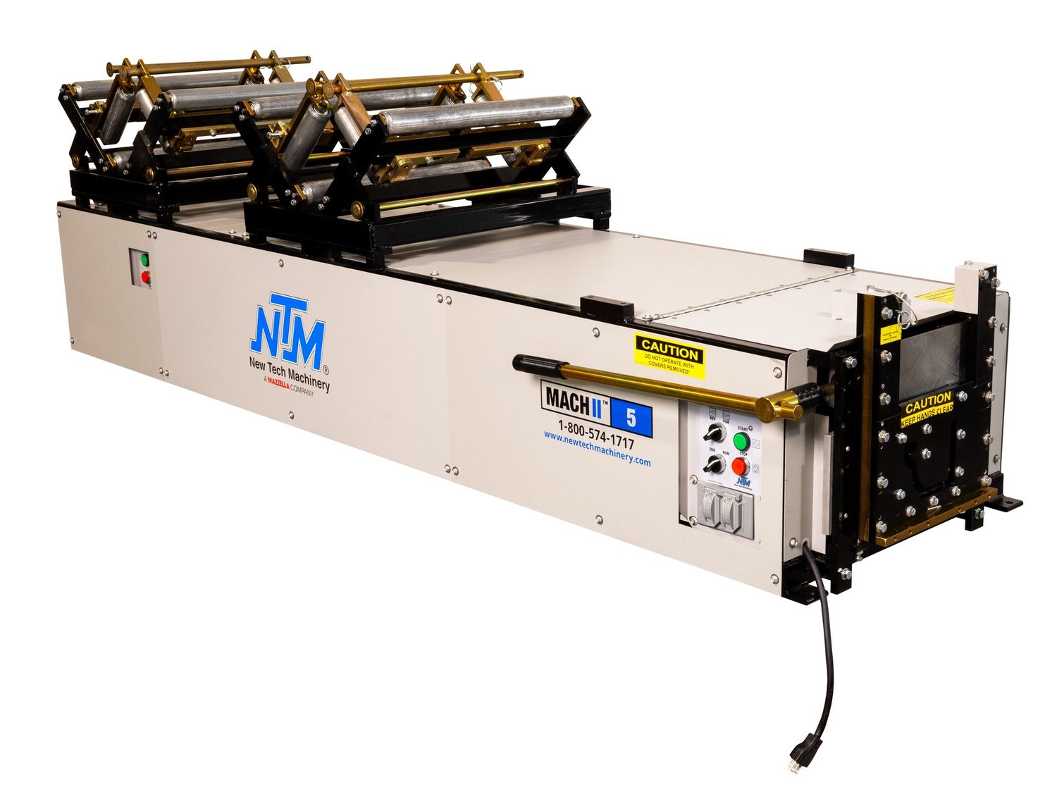 5&quot; NTM Gutter Machine (w/ 2 Cradles and Shear)