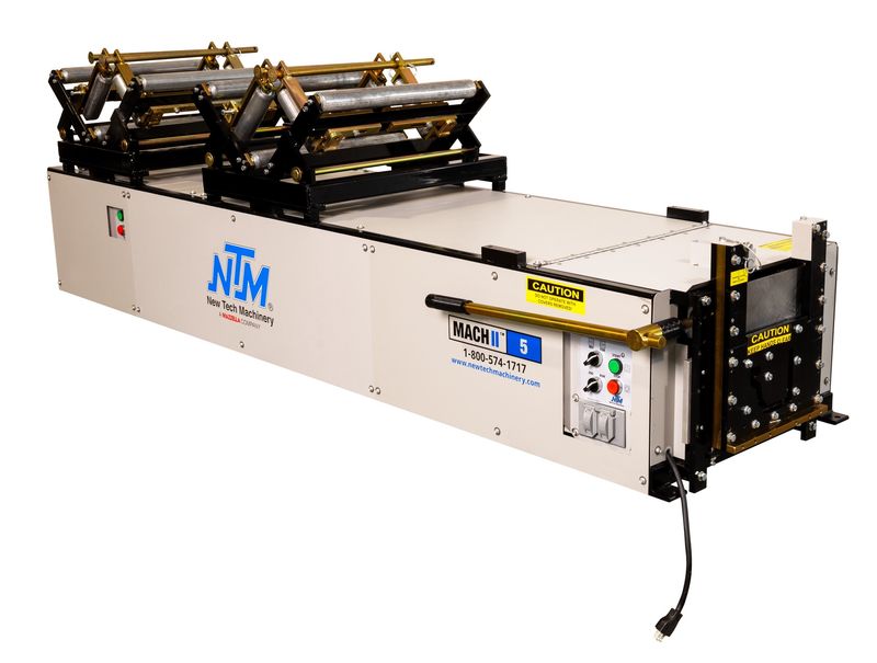 5&quot; NTM Gutter Machine (w/ 2 Cradles and Shear)