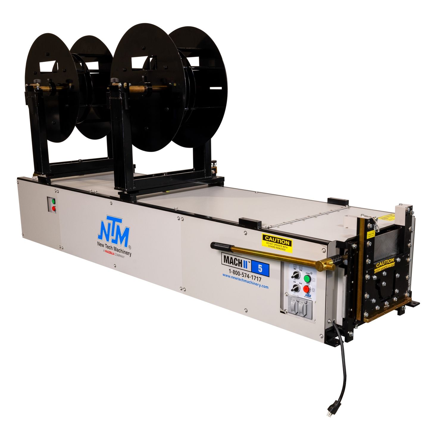 5&quot; NTM Gutter Machine (w/ 2 Reels and Shear)