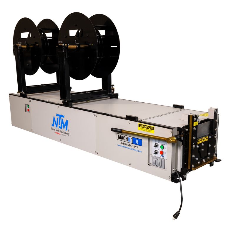 5&quot; NTM Gutter Machine (w/ 2 Reels and Shear)
