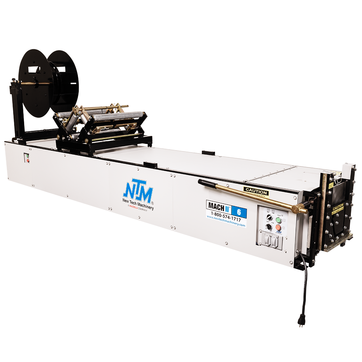 6" NTM Gutter Machine (w/ 1 Reel , 1 Cradle and Shear)