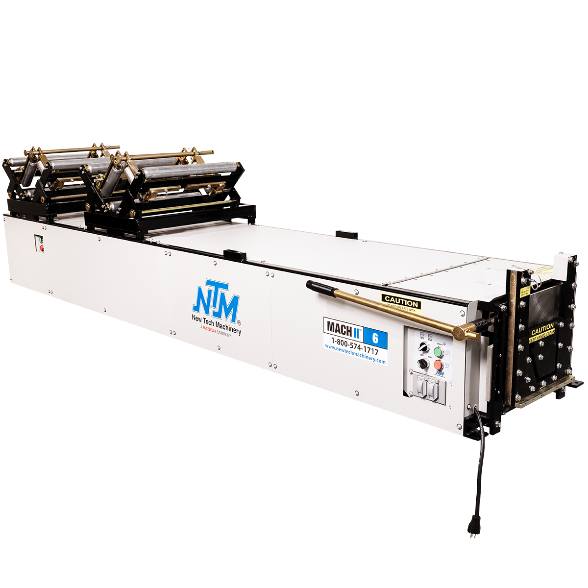 6&quot; NTM Gutter Machine (w/ 2 Cradles and Shear)