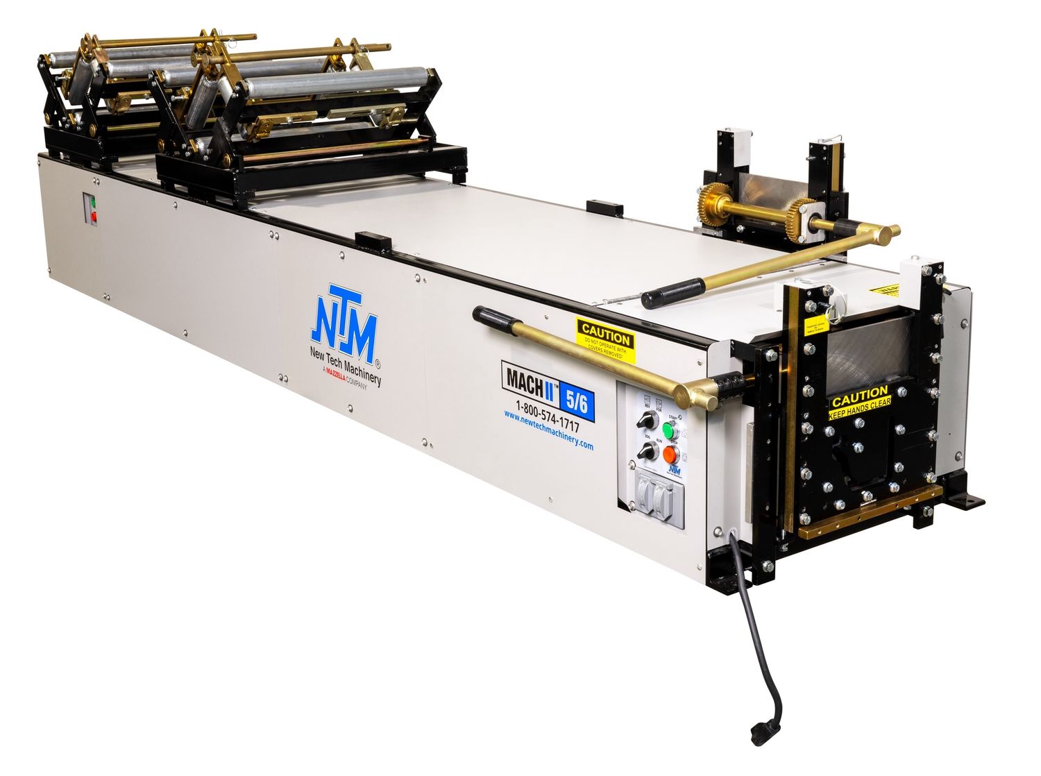 5&quot;/6&quot;  NTM Gutter Machine (w/ 2 Cradles and Shear)