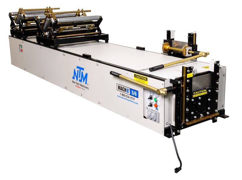 5&quot;/6&quot;  NTM Gutter Machine (w/ 2 Cradles and Shear)