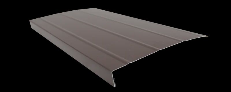 8&quot; Fascia Wrap Aluminum (12&#39; Sections)