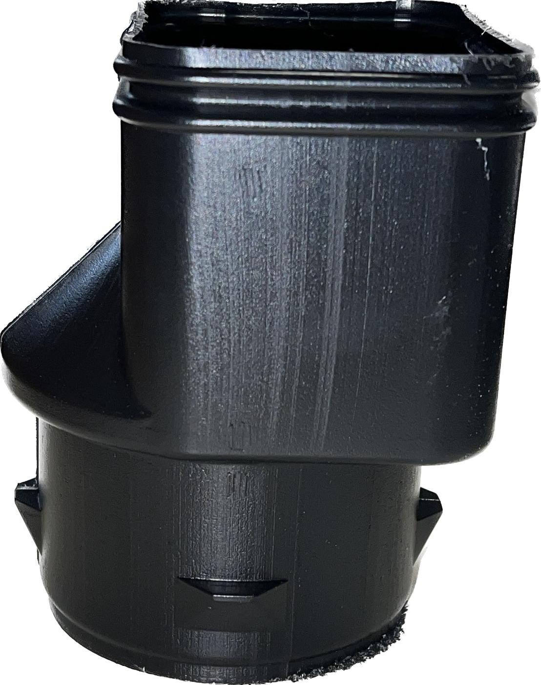 Drain Tile Boot 3x4 to 4in Tile, Colour: Black