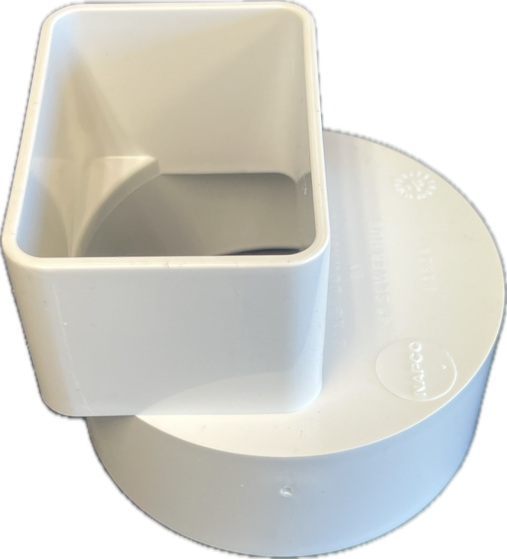 Drain Tile Boot 2x3to 4&quot; PVC