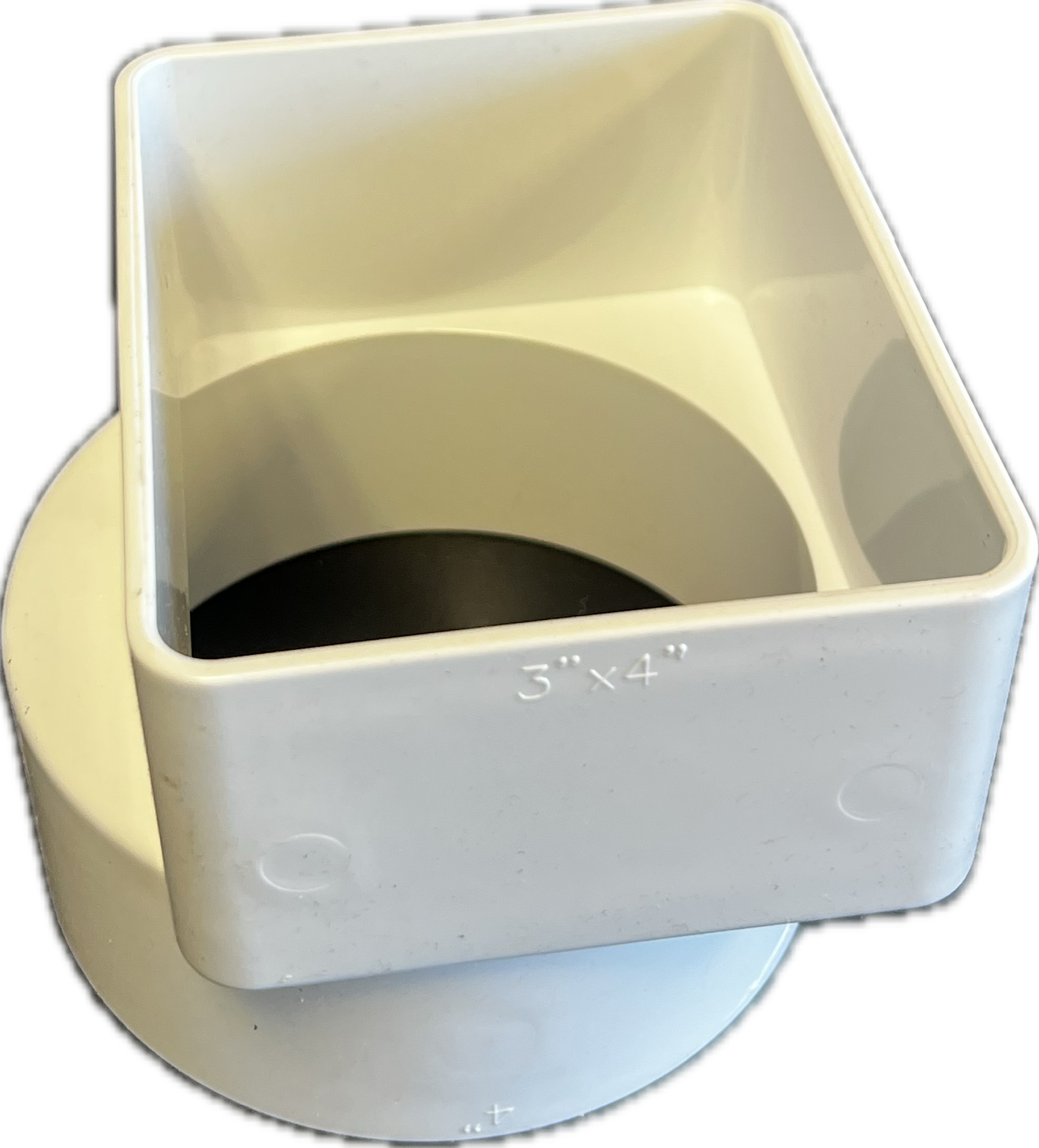 Drain Tile Boot 3x4to 4&quot; PVC
