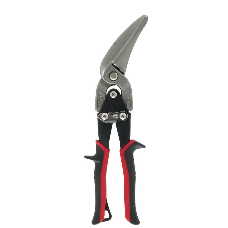 Malco Long Cut AVs® Metal Cutting Snip Left Offset, 2-1/4″ Cut Length – Red Grip