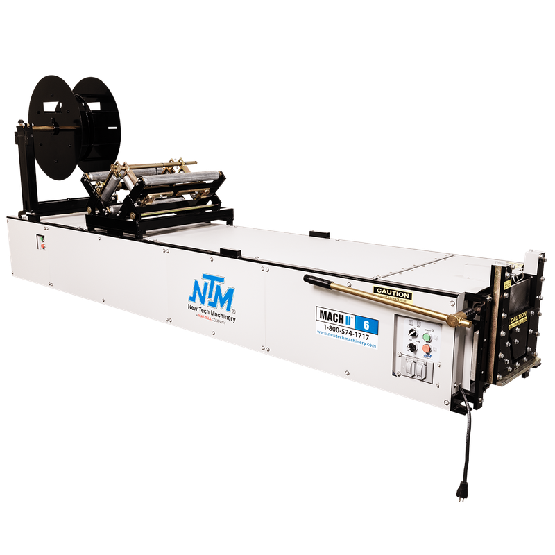 6" NTM Gutter Machine (w/ 1 Reel , 1 Cradle and Shear)