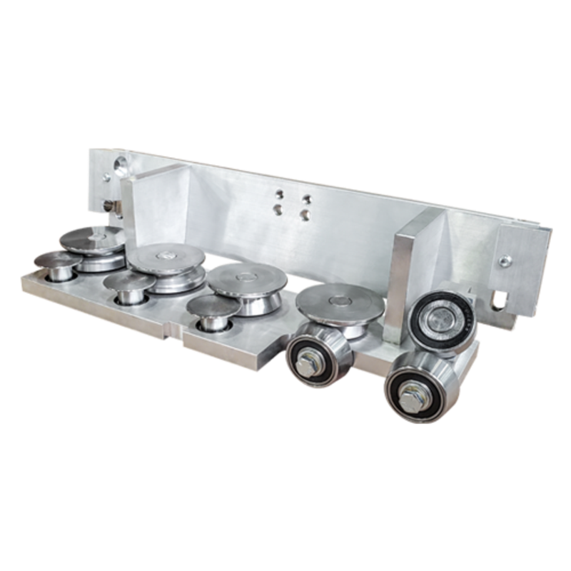 Hook assembly for gutter machine