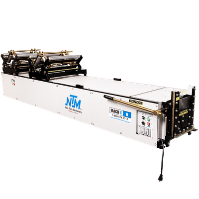 6" NTM Gutter Machine (w/ 2 Cradles and Shear)