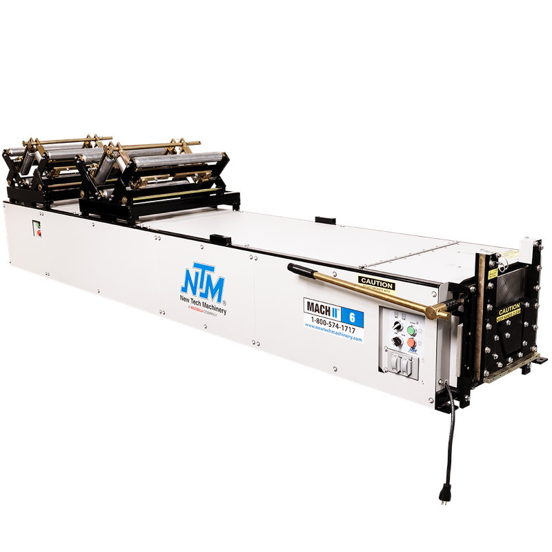 6" NTM Gutter Machine (w/ 2 Cradles and Shear)