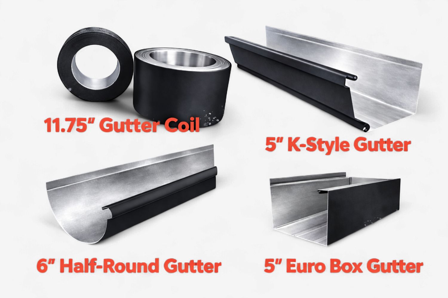 .032 x 11.75  Gutter Coil  (Per foot)