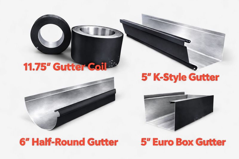 .032 x 11.75  Gutter Coil  (Per foot)