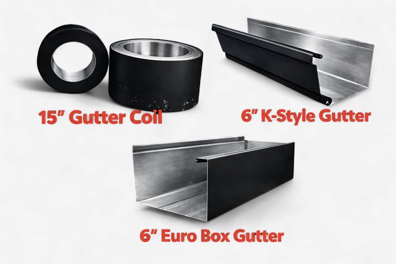 .032 x 15" Gutter Coil (Per Foot)