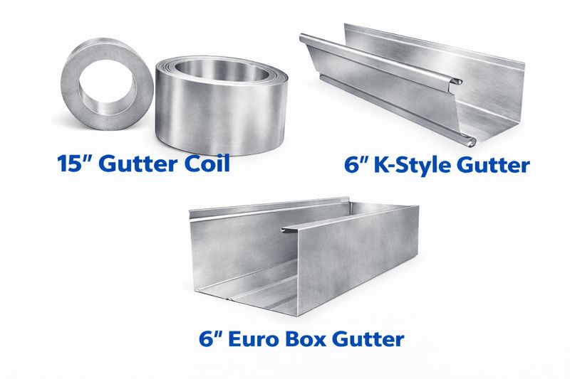 15" GALVALUME GUTTER COIL