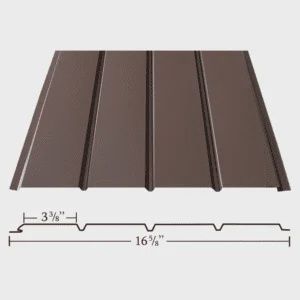 16" by 12" Quad-4 Soffit - Low Gloss White