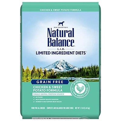 Natural Balance Chicken & SP 12lb