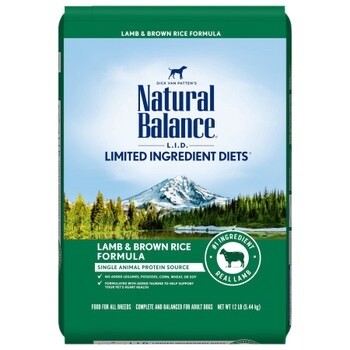 Natural Balance Lamb & Rice 12lb