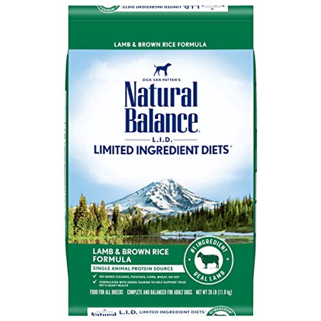 Natural Balance Lamb & Rice 24 LB