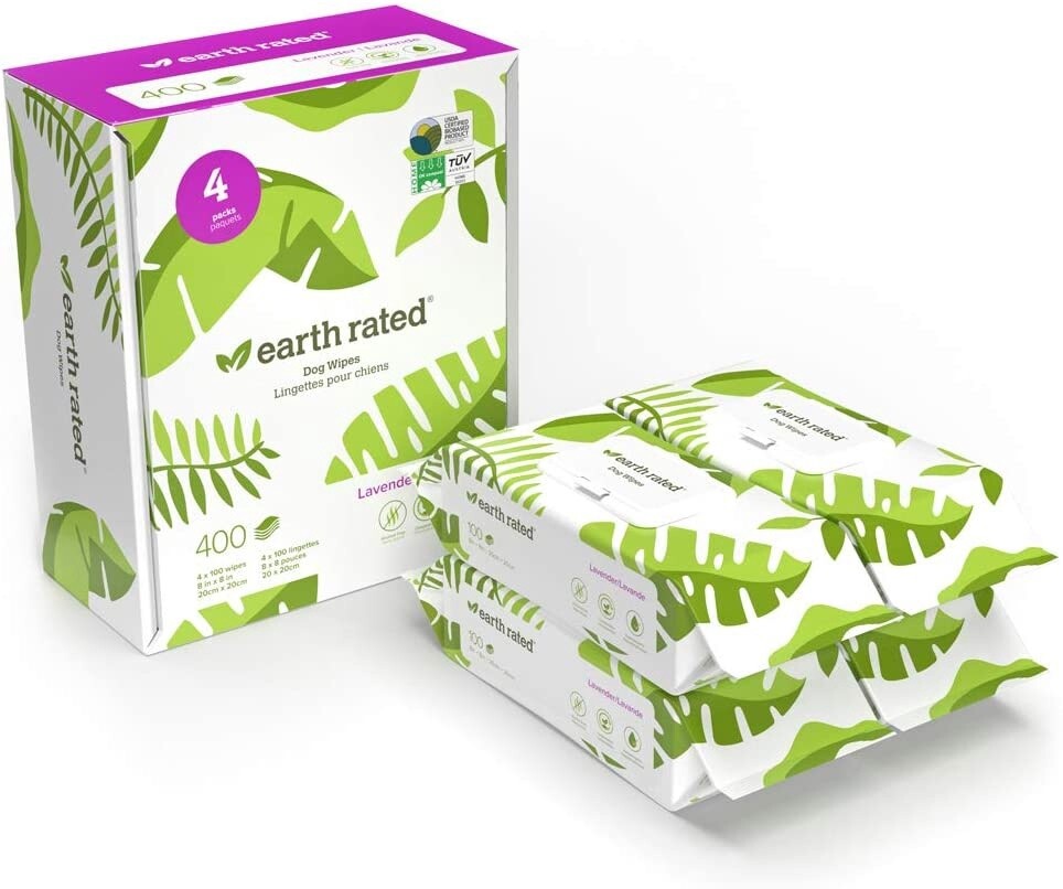 Earth Rated Grooming Wipes