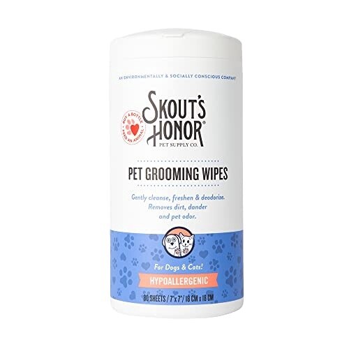 Skout&#39;s Honor Pet Grooming Wipes