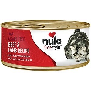 - Nulo FreeStyle Grain Free Beef & Lamb Recipe Canned Kitten & Cat Cat Food