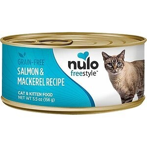 - Nulo FreeStyle Grain Free Salmon & Mackerel Recipe Canned Kitten & Cat Food