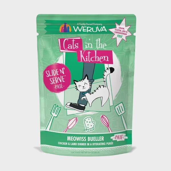- Weruva Cats in the Kitchen Slide n' Serve Paté Meowiss Bueller