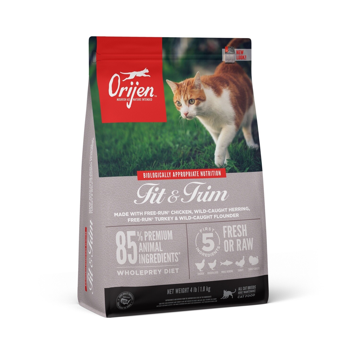 Orijen Fit &amp; Trim Cat Dry Food, Size: 4 lb